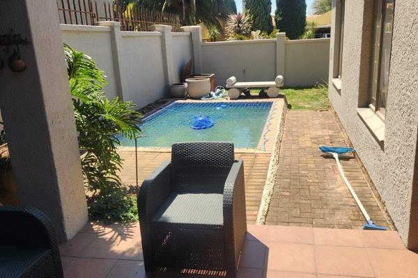 Parkdene, Boksburg

- 3 Bedrooms - Tiled

- 2 Bathrooms

- Open-plan Lounge and Dining Room with Air-con

-Kitchen open plan ...