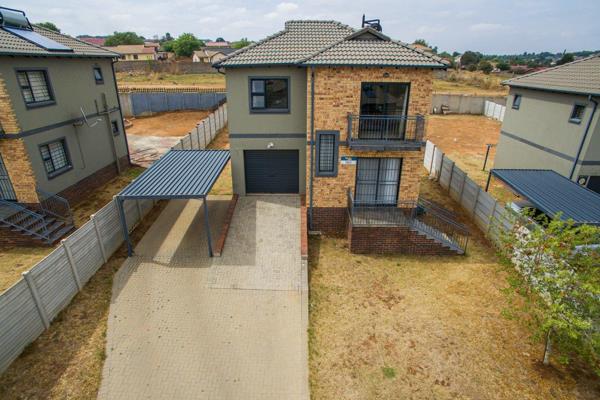 Step into elegance with this remarkably designed double storey, 3 bedroom, 2.05 bathroom ...