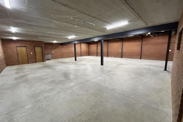 This immaculate warehouse, available for immediate rental, is located in a secure and ...