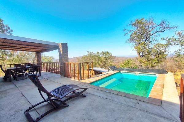 With spectacular views from the patio , this Home in the middle of the Bushveld is a far cry from the hustle and bustle of the city. ...