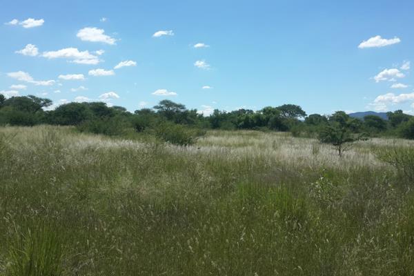 Vacant land, build your dream house on this 5 hectare property. Natural bushveld with large trees. Three sides game fenced. Close to ...