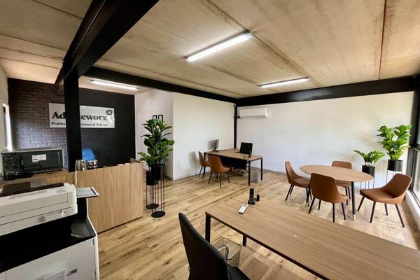 Situated in the vibrant Salt Rock area, this modern, upmarket office suite spans 37.5 ...