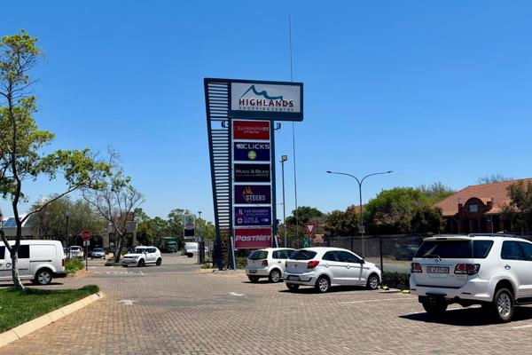 Looking for prime retail space in Centurion? This 96m&#178; white-box unit at Highlands ...