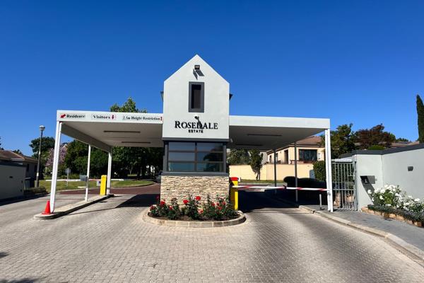 Rosedale Estate is situated in Goedemoed, Durbanville.  It offers 24-hour security with ...