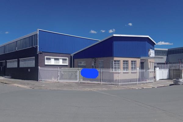 This prime property in Selby Park Central, set on a 1,469m2 stand, features a 1,029m2 gross lettable area ideal for manufacturing ...