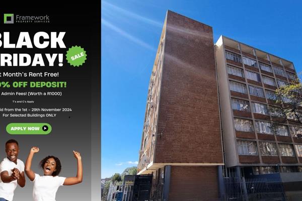 Black friday sale: 50% deposit | 1st month&#39;s rent free| no admin fees worth a r1000 ...