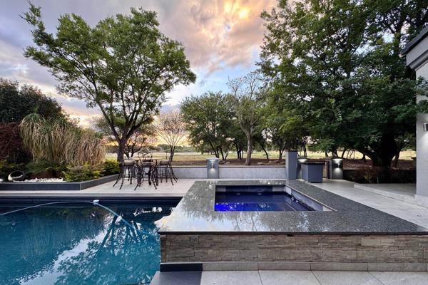 Discover tranquil luxury living in this sophisticated home, set against breathtaking views of the dam and surrounding game reserve of ...