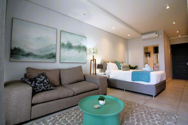 This exquisite fully furnished studio apartment in the newly developed Boulevard Suite ...