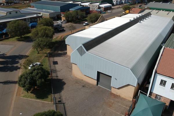 Excellent warehousing facility available TO LET in the upmarket industrial node of ...