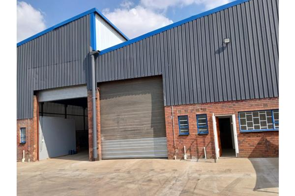 Offering an 800m2 under roof space to let in Wadeville, the most sought after industrial hub in Gauteng with easy access to major ...