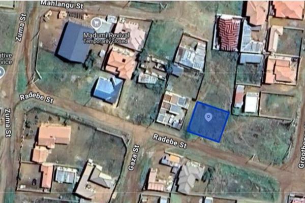 Prime Residential Stand for Sale in Mohlakeng Extension 5

Ideal for Investors and ...