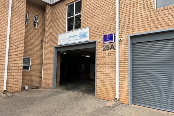 This 464 m2 warehouse is available for lease at R27,540 per month, plus VAT and metered ...