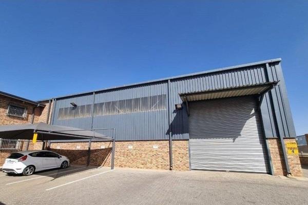 Prime 550sqm Industrial unit to rent within a 24 hour Secured Park close to major ...