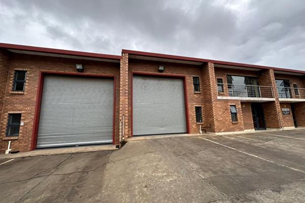 This neat mini industrial unit is available to let in Clayville, offering a ...