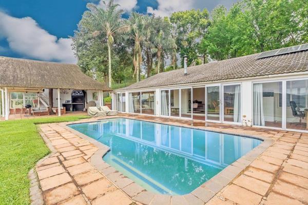 Enjoy fresh air and country ‘peace &amp; quiet’ while living in this beautiful, modernised home on 5.1417 hectares with quick/easy R103 ...