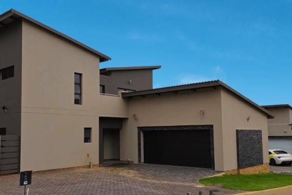 No transfer duties!
Welcome to this exclusive 4-bedroom double-storey home, located in the prestigious Eye of Africa Golf Estate. This ...