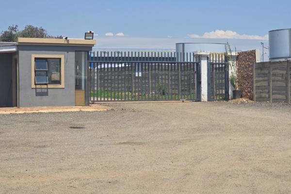 Truck Yard. Ideal for a truck stop or Truck yard. Off Geldenhuys road. Application has been approved.
3 offices and a boardroom. ...