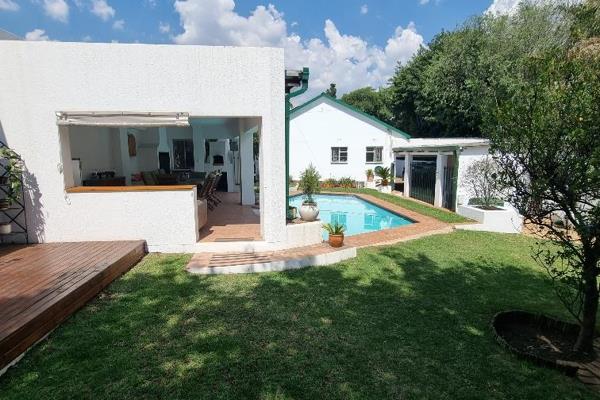 R8 800pm INCOME every month INCLUDED. COTTAGE potential
5 bedrooms 4 bathrooms. Modern kitchen POOL + large  covered patio, built in ...