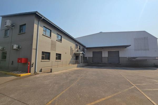 This immaculate 4,275m2 warehouse is now available to let in a secure industrial park in ...