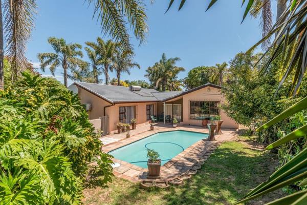 On Exclusive mandate. 
This lovely home offers an abundance of space. It is light, airy and awash with natural light. It offers an indoor braai room as well as a sparkling pool, which are great for summer and winter months alike.  Adding to this property with its fantastic ...