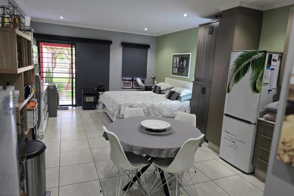 Welcome to your modern sanctuary in Fourways. This ground-floor Studio Apartment ...