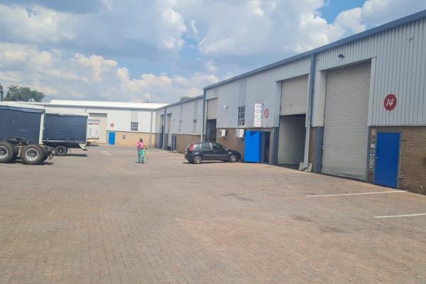 1146m&#178; Warehouse to Let in City Deep | Secure Industrial Park Ideal for Light ...