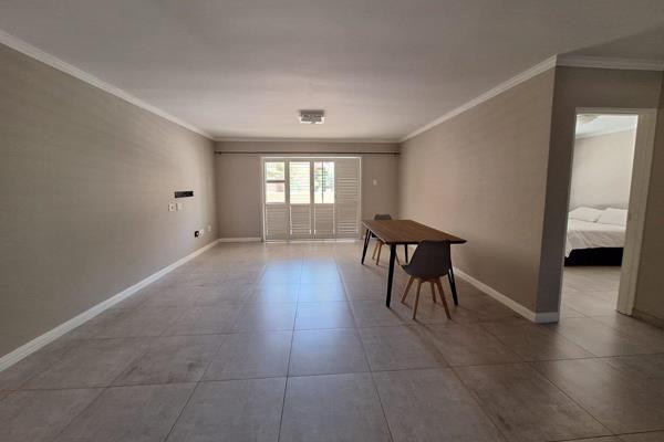 Ground floor Unit with paved front garden.

Open Plan Sectional Title Apartment offers:

Open Plan Lounge, sliding door with ...