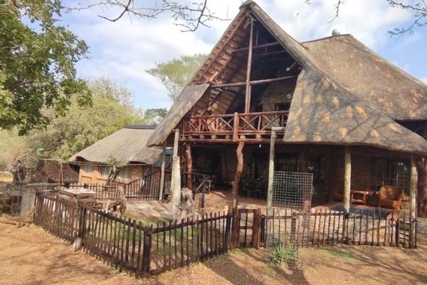 Discover Serenity in Marloth Park: Double-Story Thatch Home Bordering Park Land
Situated on the border of pristine park land and just ...