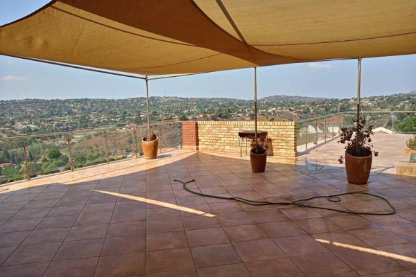 Breath taking view !!!!  
The two patios are ideal for entertainment of large groups and offers you a 180-degree view off the hills ...