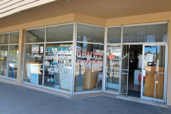 Retail shop to let in George Central, R80/m2, excluding municipal costs and VAT. Total cost R22 589.51 all inclusive (30amps)
100 ...