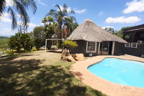 This 21 ha farm is currently a 9 bed guest house waiting for you to take over.
The 2 pools ,boma and seating area next to pool is ...