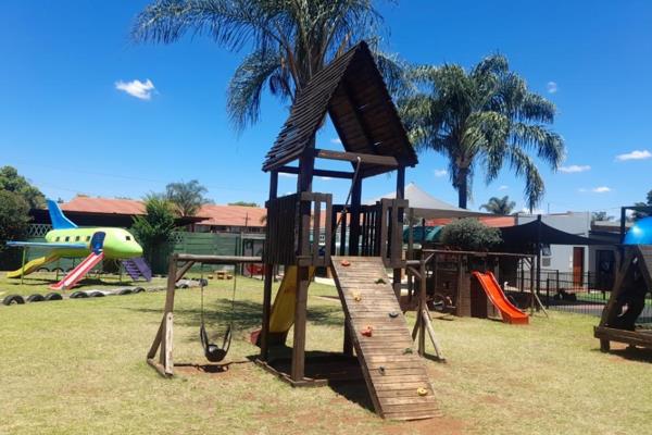 This exceptional property in Rietfontein, Pretoria, offers a thriving creche facility with 7 classrooms, each equipped with sink and a ...