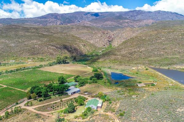 Situated at the foot of the Sonderend Mountains with commercial wine, fruit and vegetable production. The farm has a well-designed and ...