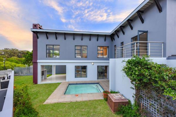 Discover this exquisite corner home with staff accommodation, designed for the modern family. Timeless and chic finishes create a blank ...