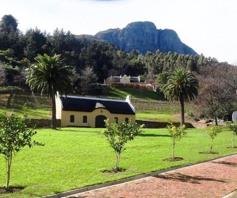 Farm for sale in Stellenbosch Farms