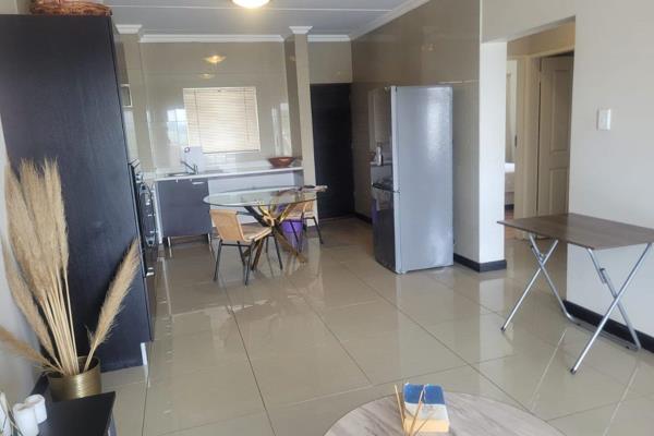 This Modern and spacious apartment offers:
Two bedrooms with laminate flooring and ample cupboard space
Two tiled bathrooms.
One is ...