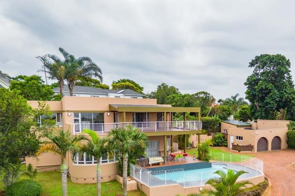 This architecturally designed double-storey home in a prime Durban North location offers elegance, comfort, and breathtaking sea and ...