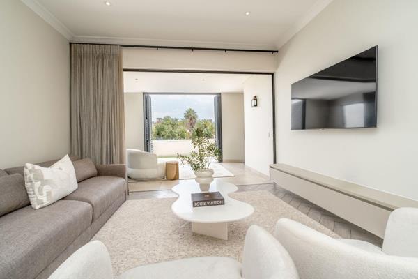 This stunning 3-bedroom apartment is ideally located just off Mount Street in the exclusive suburb of Bryanston, offering both luxury ...