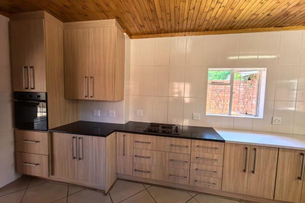 To Rent R13 000
Available 1 Jan

Offers you:
3 bedrooms with built-in cupboards and 2 bathrooms. 
Open plan lounge and dining ...