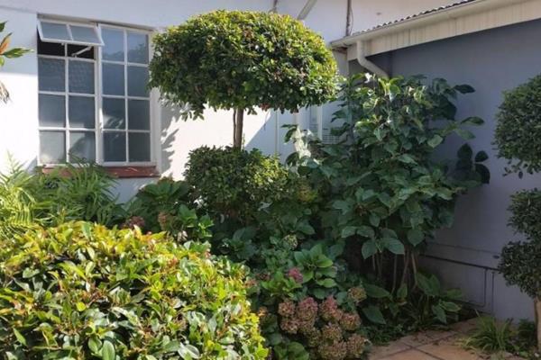 In a serene setting, this recently renovated, unfurnished garden cottage exudes modern ...