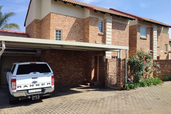 Discover this Gem in the Prestigious Trafalgar Complex, Celtisdal, Centurion!

Spacious 124m2 Townhouse: Introducing this stunning 2 ...