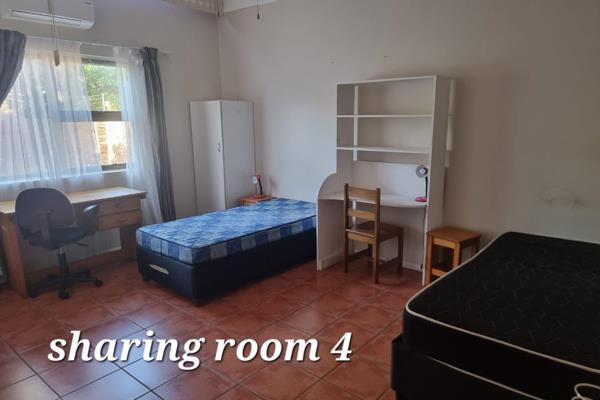 1 Sharing room available for female or male student

Secure parking
R300 Electricity ...