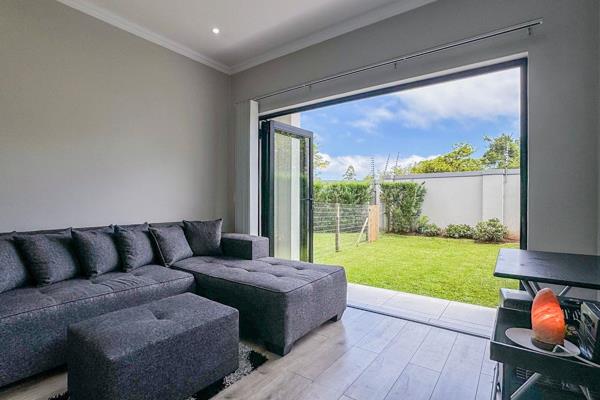 Experience living in a safe lock up and go lifestyle estate. The light and bright living area has stackable doors that open up onto a large garden, which is maintained by the estate. One small dog is welcome.

This immaculate apartment has a bathroom which is accessible from ...