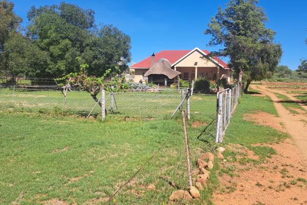 3 Bedroom House.
4 Sheds.
11 Grazing camps for cattle.
2 Water boreholes.
Security fencing.
Bird cages.