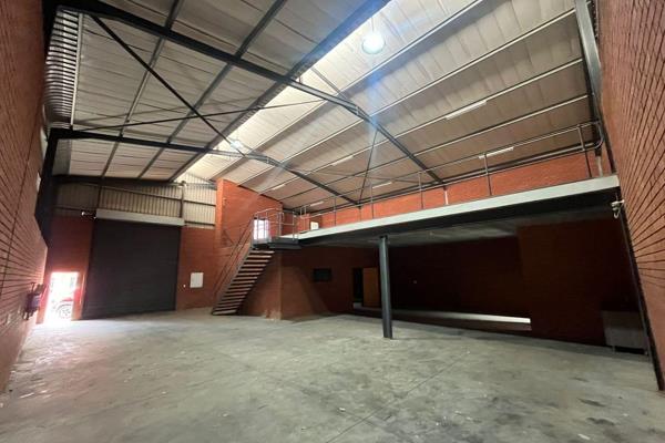 Exceptionally neat and well maintained, upmarket industrial unit measuring 360sqm ...