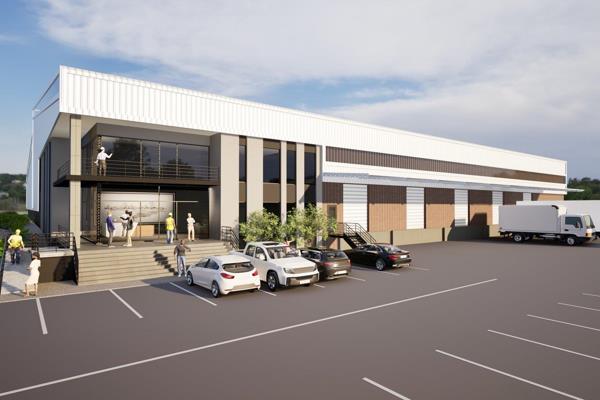 This modern new warehouse facility of 5,473m2 is being developed in Randjespark to the ...