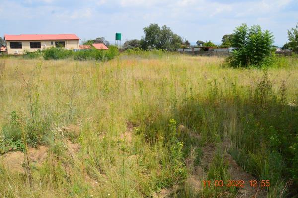 Vacant stand for sale in Koster North west province. Stand size 2885m&#178; 

Contact me for more information or to arrange a private ...