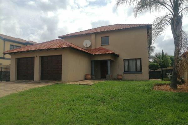 This beautiful property in a well maintained Security estate offers :

Upstairs
- 3 tiled bedrooms 
- 2 full bathrooms, main is ...