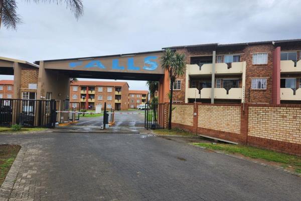 This face brick 2 bedroom first floor apartment is located at Pebble Falls complex in Comet. It boast of open plan kitchen with modern ...