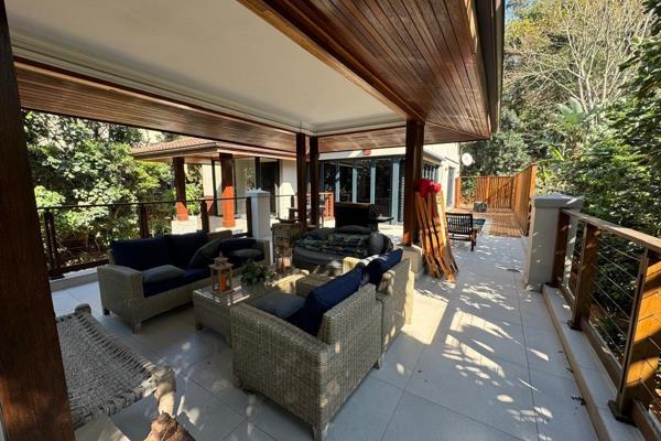 Tucked amongst the trees in the desirably green forested side of Zimbali Eco-Estate, one ...